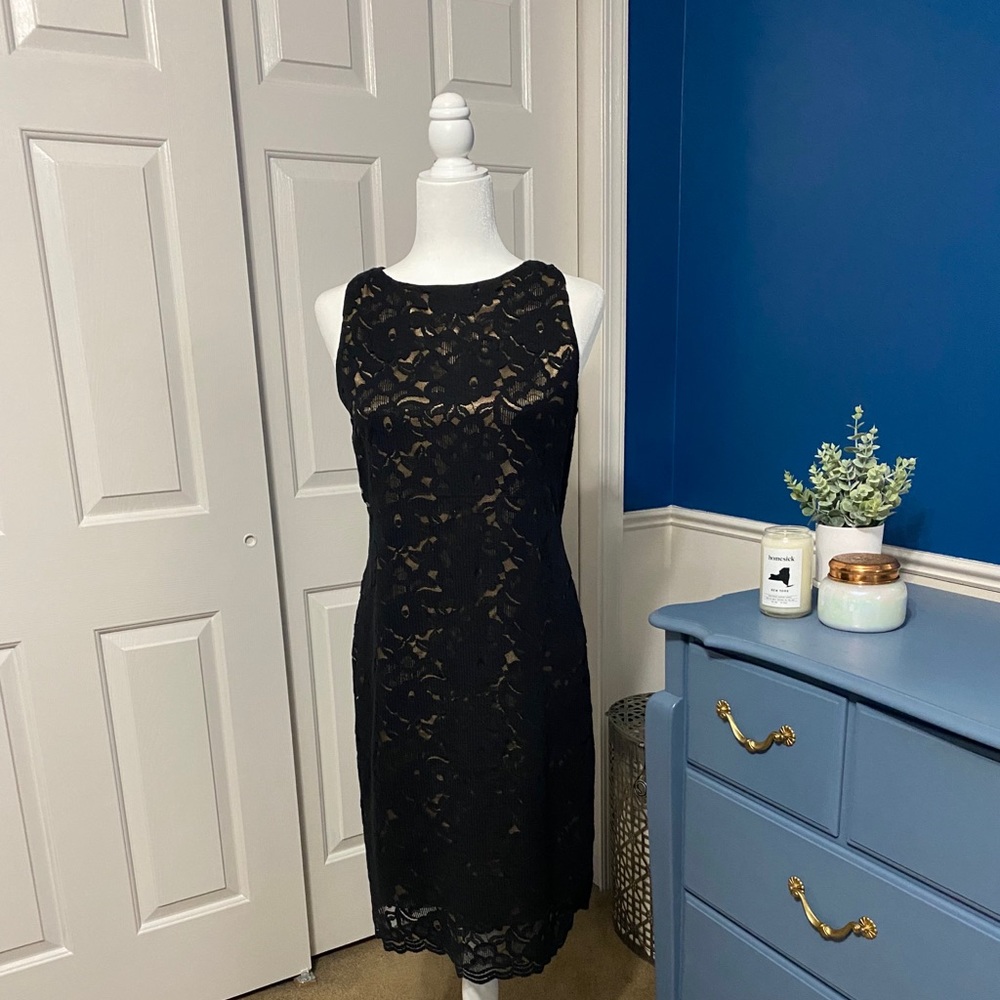 New York and Company Black Lace Dress